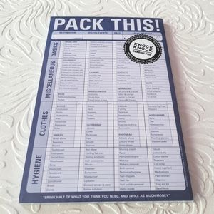 Knock Knock Pack This Classic Pad
